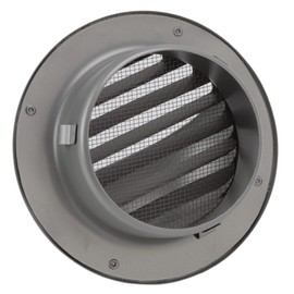 Stainless Steel Round Air Vent Louvered Cover Waterproof Windproof External Wall Vent Outlet Ventilation System for Home and Industrial Applications