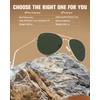 Pro Acme Classic Aviator Sunglasses for Women & Men Polarized