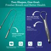 GuruNanda Spoon & U-Shaped Tongue Scraper Variety Pack (2 Pack)