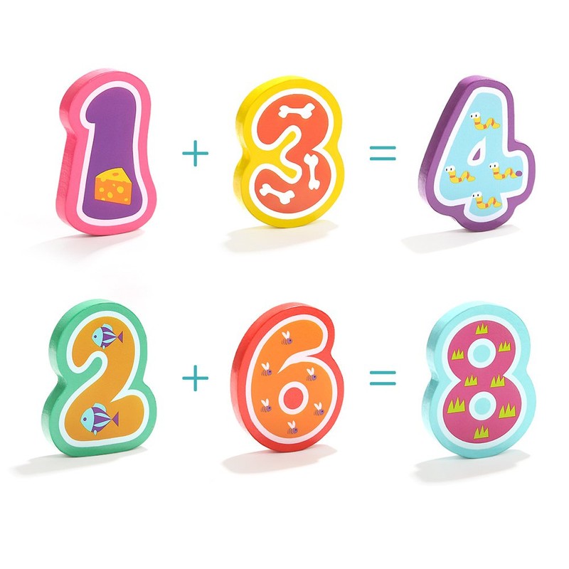 TOP BRIGHT Rompecabezas Animales Y Números, Habilidad Motora, Topbright