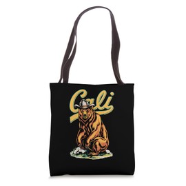 Cali Bear Minimalist Tote Bag