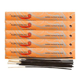 Sandal-Saffron Incense Sticks (5 Pack)