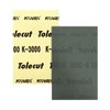 Tolecut PSA Full Sanding Sheets, Black K-3000, 191-1511, 25 Sheets