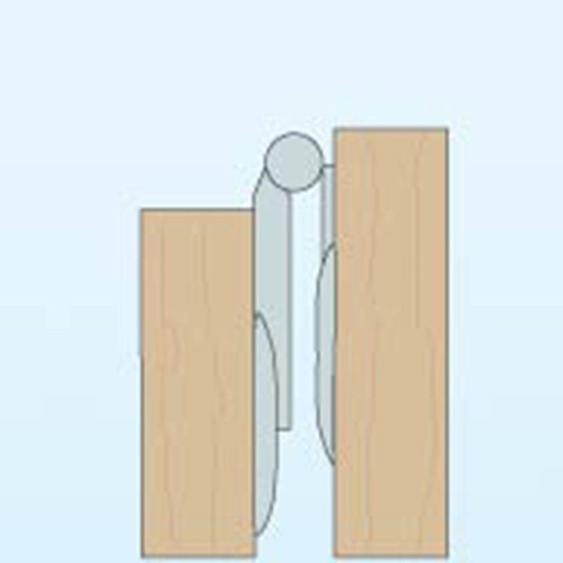 Rockler Folding Door Hinge, Modern Style, Metal Material, Unfinished Finish,