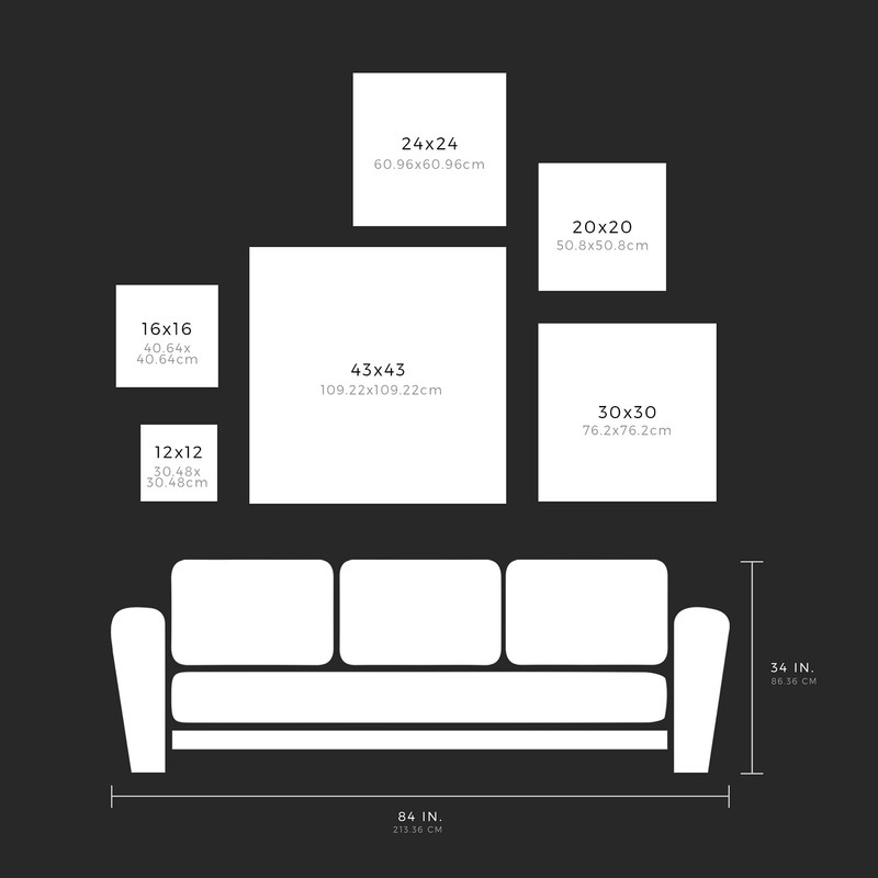 Oliver Gal Night for Stars Glam, 40" x 40", Canvas