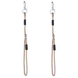 NOSTIFY 2PC Heavy Duty Length Adjustable Nylon Rope Express Setup Hanging Tree Straps (250 Lbs Limited/Each) for Outdoor Swings Hammock Playground Set Accessories - 53 inch