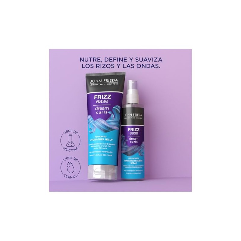 John Frieda, Dream Curls Hydrating Curl Jelly, Jalea Hidratante para