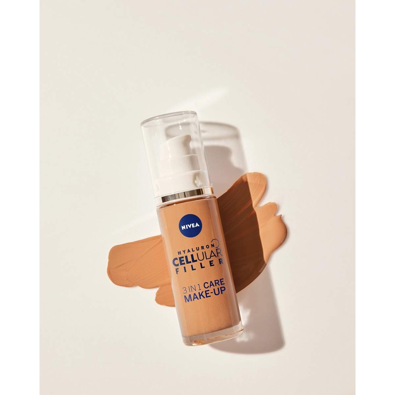 Nivea Hyaluronic Cellular Filler 3-in-1 Care Make-Up, 30 ml.