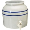 Bluewave Lifestyle Blue Stripe Design Beverage Dispenser Crock