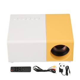 Mini LED Projector 100 ANSI Lum Brightness 1920X1080P Resolution Home Movie Projector for Computers DVDS TV Box 100‑240V EU Plug