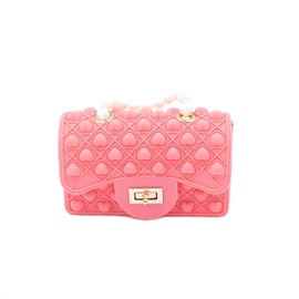 Bewaltz Novelty Handbag, Fun Shape Tween Style - (Fidget Pearl Handbag - Pink)