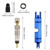 20pcs French Presta Valve Core Kit, Bicycle Valve Adapter with