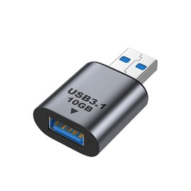 Adaptador de datos USB 3.0/3.1 tipo A hembra a USB 3.0/3.1 A macho, extensión de 10 Gbps para computadora portátil de escritorio