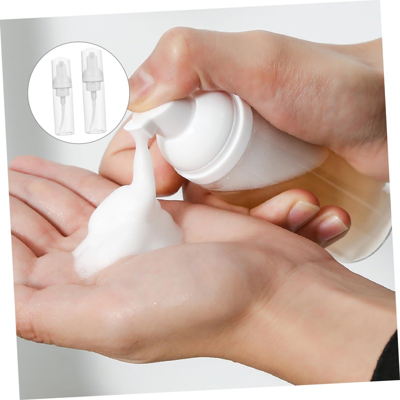 Ciieeo Bubble Making Bottle Set 4pcs 50ml 60ml Foaming Dispenser