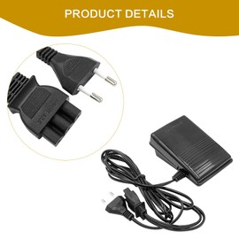RUIFUU Sewing Machine Foot Pedal,359102-001 Compatible with Singer 2263,4423,E99670,8280,4411,3116,3337,1304,4452,2277,M3220,3342,4432,1120,50t8,3232,1507, D-Shape Plug ​Foot Pedal