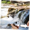 Kisangel Abs Portable Water Purifier Outdoor Water Filter Camping Safe