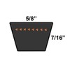 D&D PowerDrive B32 Replacement Belt, 1 Count (Pack of 1)