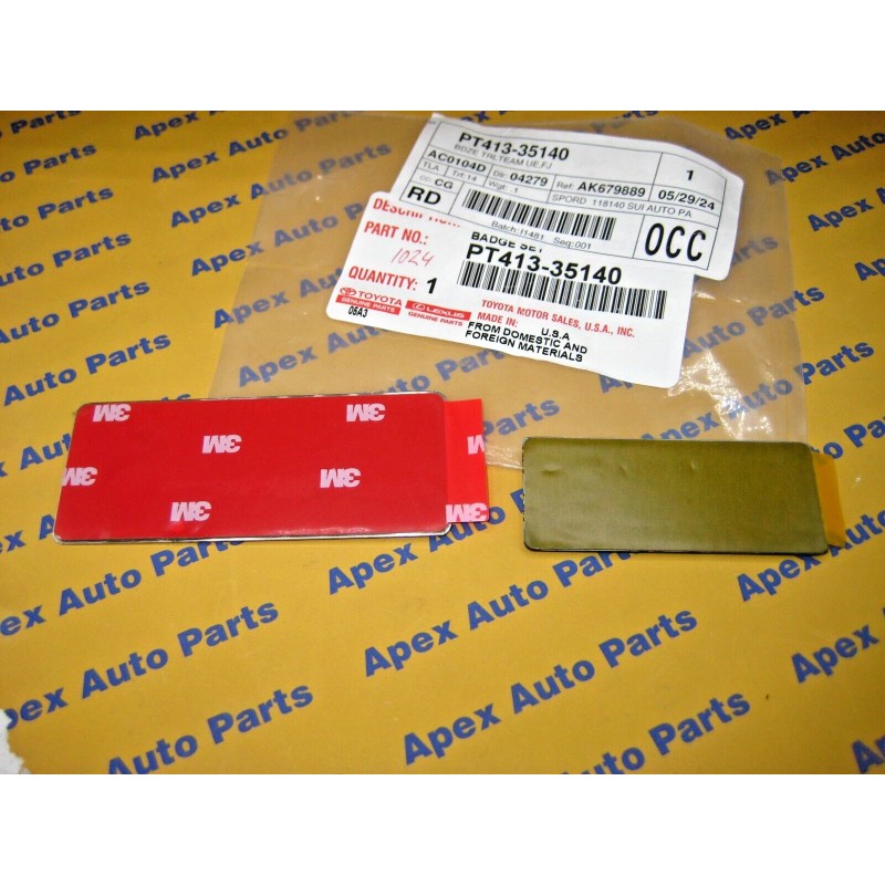 Toyota FJ Cruiser Ultimate Edition Trail Teams Nameplates Emblems Genuine