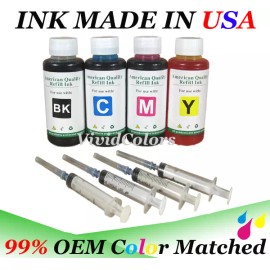 Vivid colors Ink refill kit for HP 902 902XL OfficeJet Pro 6968 6978 6978 6979 400ml syringe
