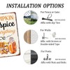 Pumpkin Spice and Everything Nice Metal Tin Sign Fall Art