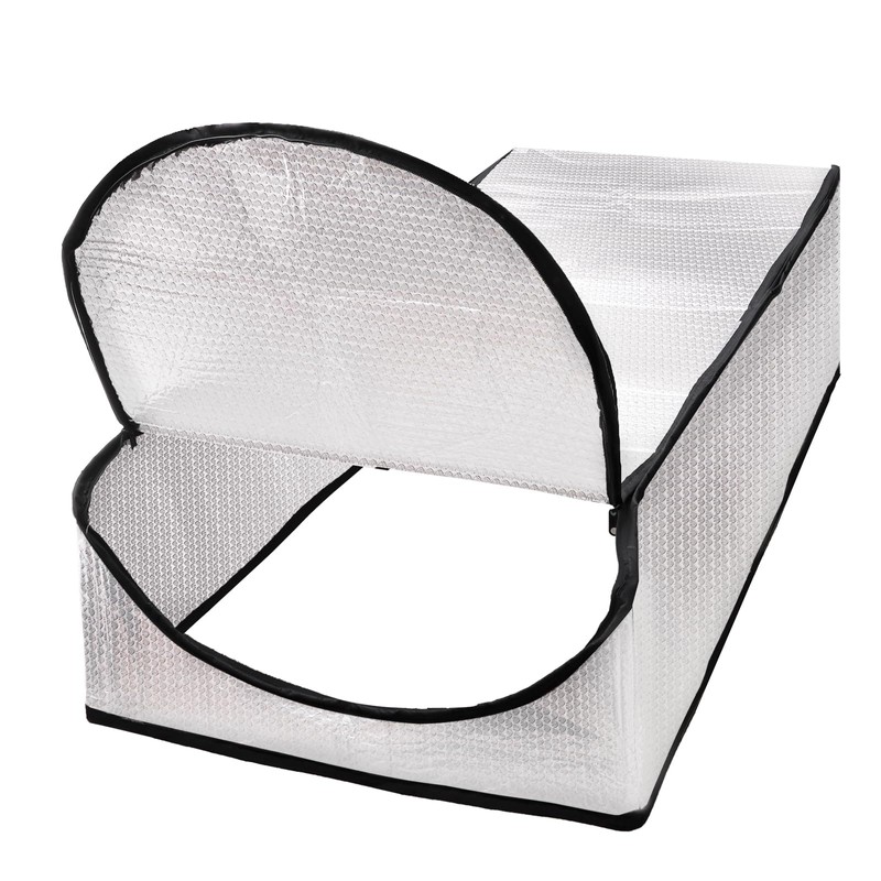 YOUEON Extra Thick Attic Door Insulation Cover 25"x54"x11", Double Bubble