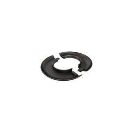 Crimson AV CAE Decorative Escutcheon Plate, Black, Clamps around 1.5" NPT pipe, Decorative plastic conceals hole in ceiling tile for a clean look, Compatible with all ceiling extensions and components