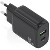 CARGADOR AISENS GAN 30W, 1XUSB-C PD3.0 QC4.0, 1XUSB-A QC3.0,