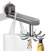 Suction Cup Rotating Utensil Shelf Wall Mounted 360 Degree Rotating