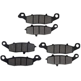 AHL 3 Pairs of Brake Pads Kit for Kawasaki ZR 750 F ZR-7 1999-2004 / Kawasaki ZR 750 H ZR7-S 2001-2005