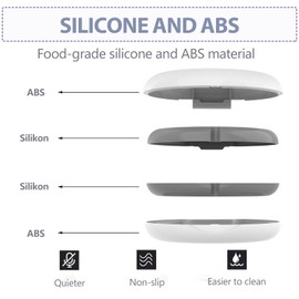 Retainer Case, Slim Aligner Cases for Invisalign, Mouthguard Case with Removal Tools& Aligners Chewies& Brush, Removable Inner Tray Silicone for Easy Cleanin (White)
