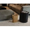 Coeusy Wicker Trash Can,Bathroom Trash Can,Water Hyacinth Wicker Waste Basket