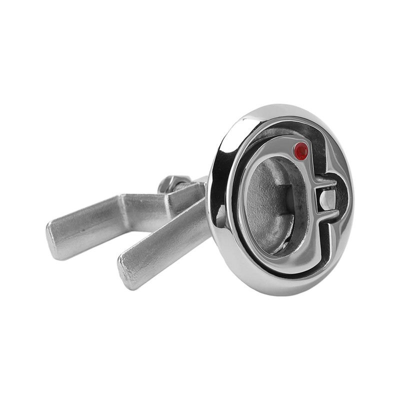 Stainless Steel Marine Deck Floor Lock Highly Polishing Yacht Boat