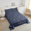 Erosebridal Moon & Stars Bedding Boys Girls 3Pcs Galaxy Full