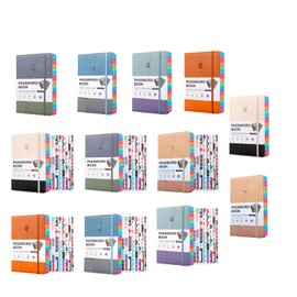 Password Book with Tabs. Internet Addresses and Password Organiser Logbook with Alphabetical Tabs. Password Keeper Password Book