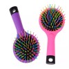 KFMX Cepillo Arcoíris Cerdas Onduladas Cabello Peine De Rizos