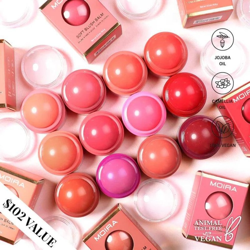 Moira Rubor Soft Blush Balm (004, Lost in Love)