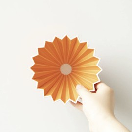 ORIGAMI Origami Dripper Orange Small for 1-2 People with Box Engraved *Holder Not Included