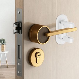 Door Handle Lock - Multipurpose Child Proof Cabinet Locks Door Knob Lock - Portable Toddler Door Lock Door Safety Lock for Home