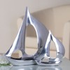 Sculpture Boat Metal Object Ship Aluminium