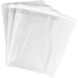 PurYupearl 100 Pcs 6x9 inch Clear Resealable Cellophane Bags for Bakery, Candle, Soap, Cookie - Christmas Gift Wrap Cellophane Bags Gift Wrapping Supplies