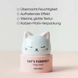 Tonymoly Mascarilla Nocturna Gatos Purrfect