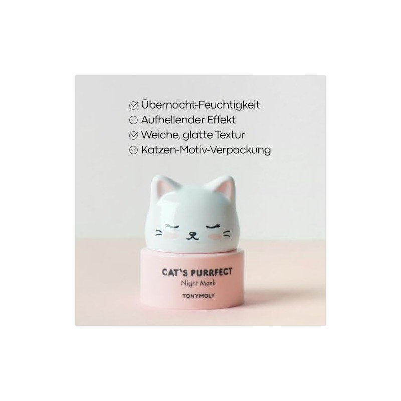 Tonymoly Mascarilla Nocturna Gatos Purrfect