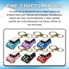 beypovk for Mini Cooper Keychain, Creative 3D Car Model Rhinestone