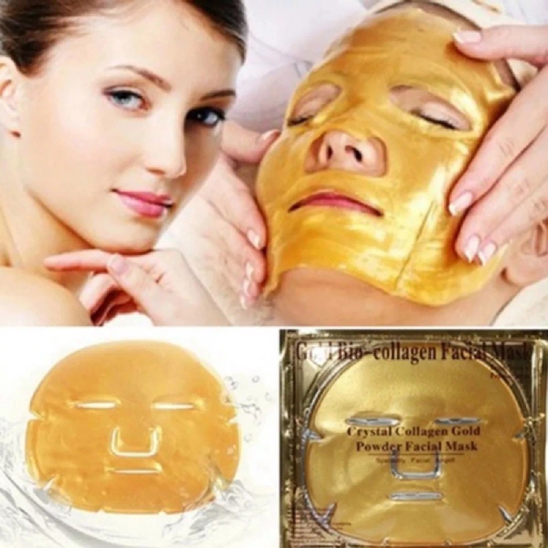 Sr Oferton Mascarilla Oro Colágeno Cara Completa Hidratante Antiedad1pz
