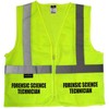 Conspiracy Tee Forensic Science Technician Safety Vest, High Visibility Vest