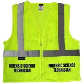 Conspiracy Tee Forensic Science Technician Safety Vest, High Visibility Vest