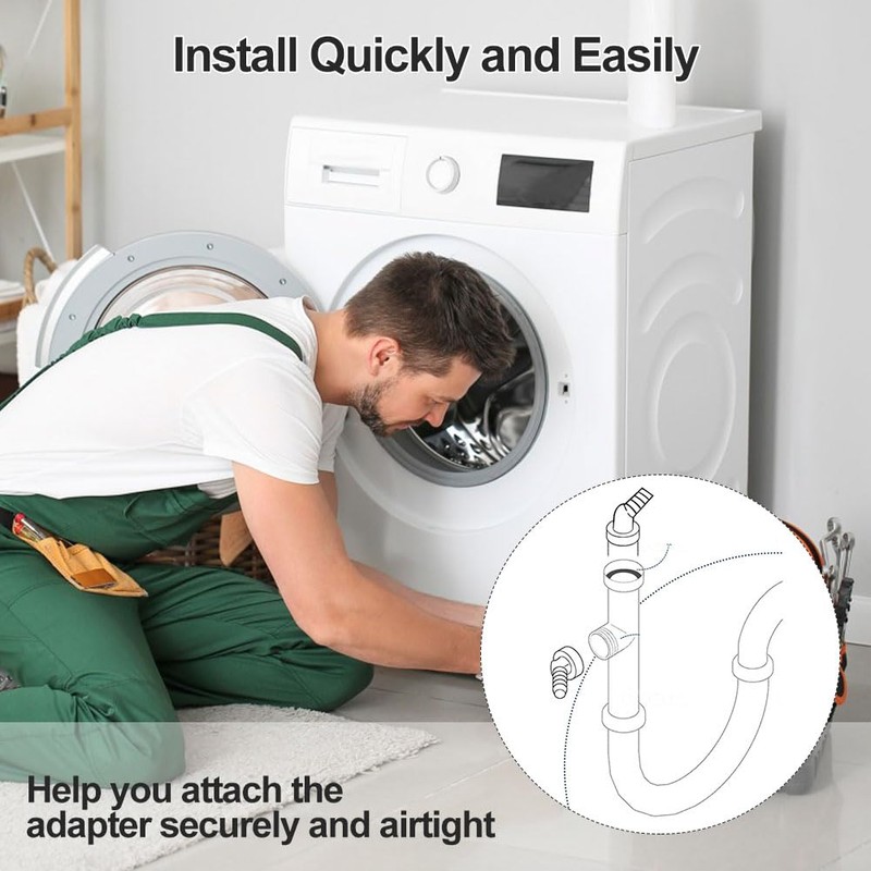 Washing Machine Drain Adapter, Dishwasher and Washing Machine Drain Adapter
