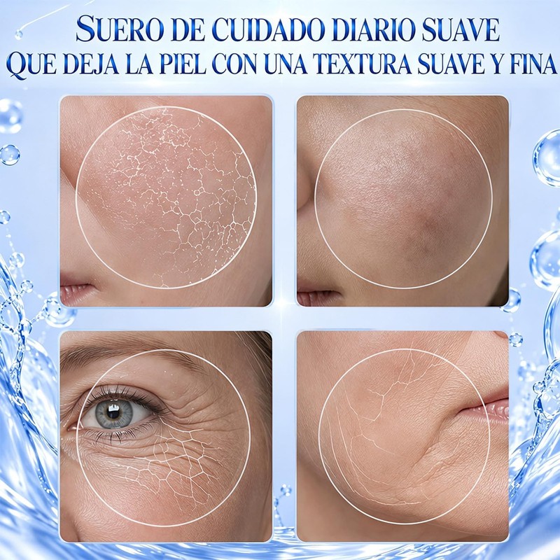 2pcs Sérum Facial de Péptido de Cobre，Reafirmante y revitalizante