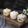 mehrido Ceramic Sugar Bowl with Lid and Spoon – 400ml