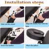 Reposacabezas de Masaje Ajustable de Aluminio para Cama y Cuna